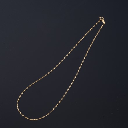 純金　ペタルチェーン　約1.2ｇ