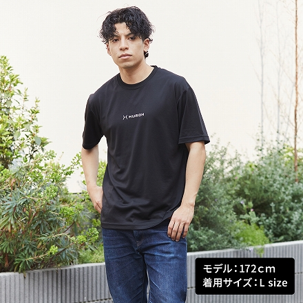 トランスタイル　ＨＵＲＯＮ＋　チューニングTシャツ半袖　管理医療機器　Ｓ　ブラック