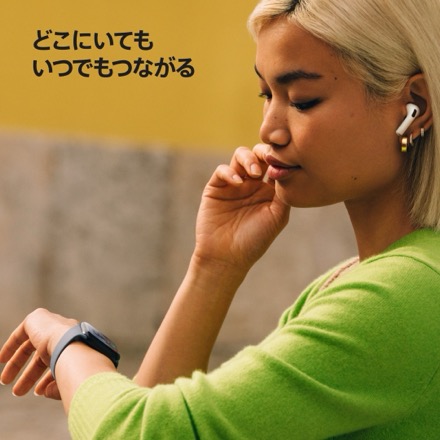 Apple Watch SE 3（GPSモデル）- 44mmミッドナイトアルミニウムケースとミッドナイトスポーツバンド - M/L