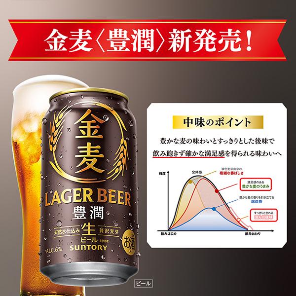 生ビール サントリー 金麦 豊潤 500ml×1ケース/24本(024)『CSH』