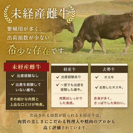近江牛 焼肉 食べ比べ 赤身 & バラ 400g │4等級以上未経産雌牛のみ使用