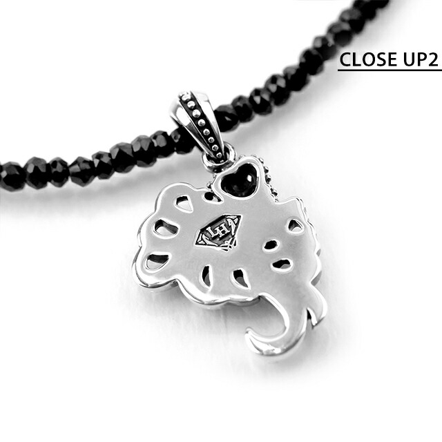 ライオンハート ネックレス メンズ ブランド LION HEART ハウル 動物 04N13HL02 シルバー ブラック アクセサリー