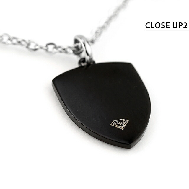 ライオンハート ネックレス メンズ ブランド LION HEART 動物 04N151SM シルバー ブラック アクセサリー