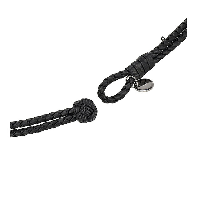 ボッテガ・ヴェネタ ブレスレット メンズ レディース ブランド BOTTEGA VENETA リバーシブル 113546-V3UN1 ブラック