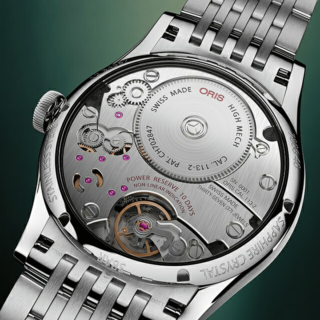 オリス アートリエ 43mm 手巻き 腕時計 ブランド メンズ ORIS 01 113 7806 4051-07 8 23 79PS アナログ シルバー スイス製 高級 おしゃれ 防水 プレゼント 男性 実用的