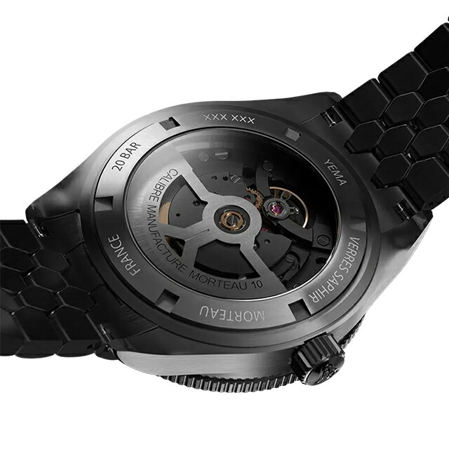 イエマ スーパーマン Dato CMM.10 自動巻き 腕時計 ブランド メンズ YEMA 12.25.11.55.SN.M2 アナログ ブルー フランス製 おしゃれ 防水 プレゼント 男性 実用的