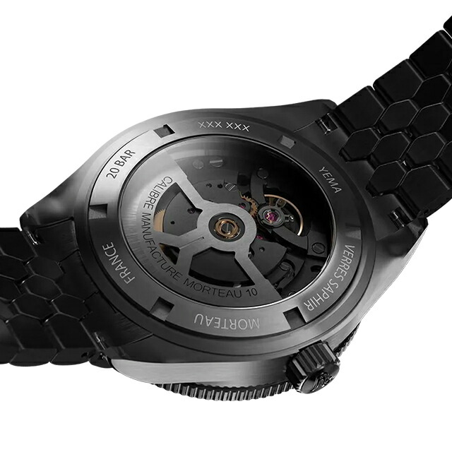 イエマ スーパーマン Dato CMM.10 自動巻き 腕時計 ブランド メンズ YEMA 12.25.11.57.SN.M2 アナログ ホワイト 白 フランス製 おしゃれ 防水 プレゼント 男性 実用的