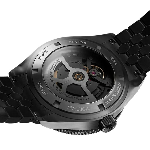 イエマ スーパーマン Dato CMM.10 自動巻き 腕時計 ブランド メンズ YEMA 12.25.11.67.SN.M2 アナログ ホワイト 白 フランス製 おしゃれ 防水 プレゼント 男性 実用的