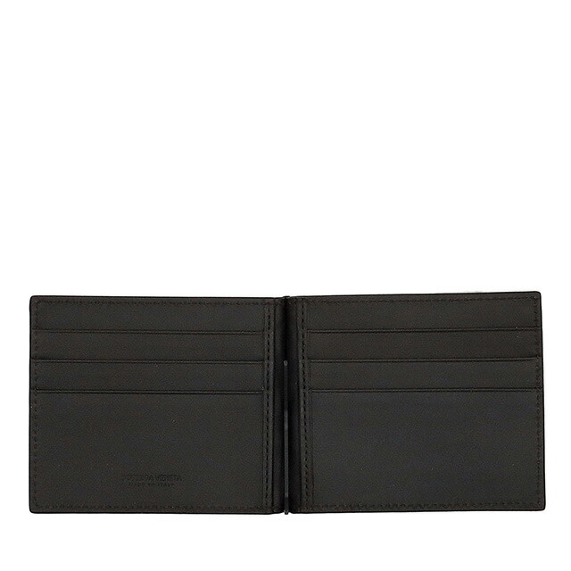 ボッテガ・ヴェネタ 二つ折り財布 メンズ ブランド BOTTEGA VENETA イントレチャート レザー 123180-V47W1 ブラウン ウォレット 高級 おしゃれ プレゼント 実用的