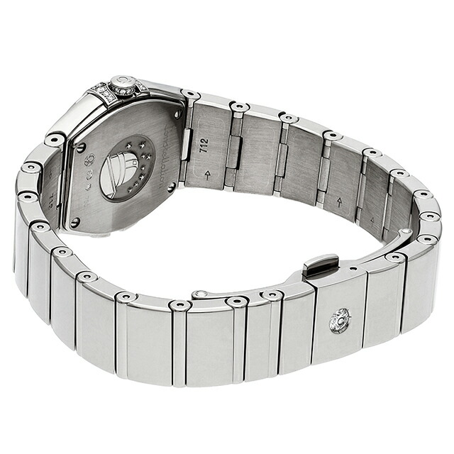 オメガ コンステレーション 24mm クオーツ 腕時計 レディース ダイヤモンド OMEGA 123.55.24.60.55.014 アナログ ホワイト 白 スイス製 高級 ブランド おしゃれ 防水 プレゼント 女性 実用的