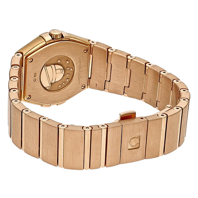 オメガ コンステレーション 27mm クオーツ 腕時計 レディース ダイヤモンド OMEGA 123.55.27.60.99.004 アナログ レッド レッドゴールド 赤 スイス製 高級 ブランド おしゃれ 防水 プレゼント 女性 実用的