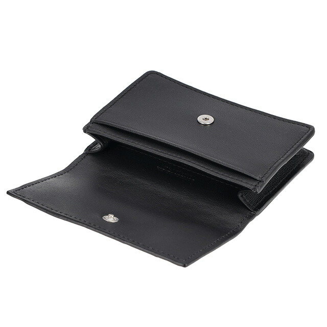 ボッテガ・ヴェネタ 名刺入れ メンズ レディース BOTTEGA VENETA イントレチャート レザー 133945 V3UN1 8803 ブラック ブランド 高級 おしゃれ プレゼント 実用的