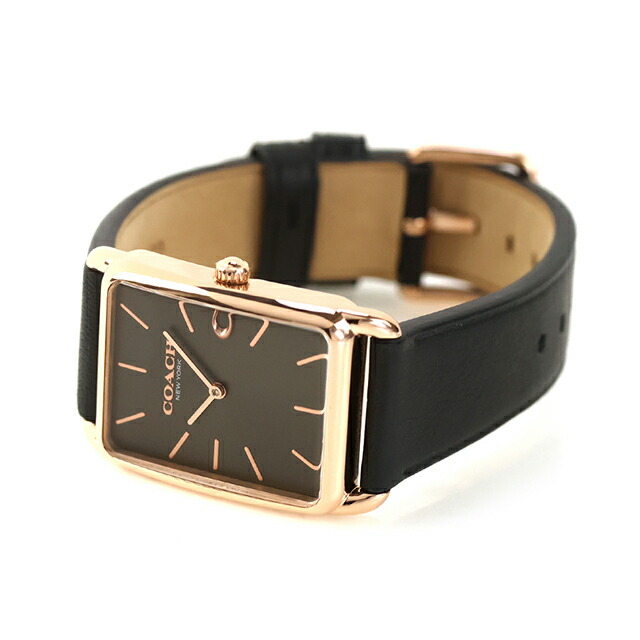 コーチ エリオット クォーツ 電池式 腕時計 ブランド メンズ レディース COACH 14400041 アナログ ダークグレー ブラック 黒 おしゃれ 防水 プレゼント 実用的