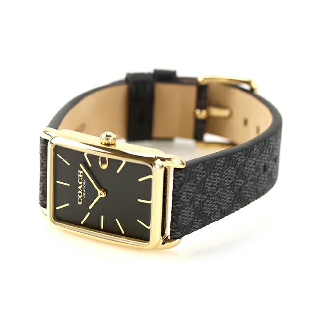 コーチ エリオット クォーツ 電池式 腕時計 ブランド メンズ レディース COACH 14400045 アナログ ブラック 黒 おしゃれ 防水 プレゼント 実用的