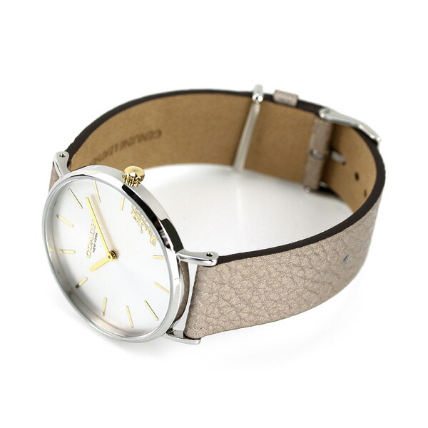 コーチ COACH 時計 レディース 14503157 ペリー 36mm 腕時計 シルバー×メタリックグレージュ