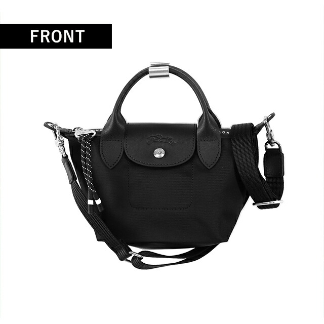 ロンシャン ショルダーバッグ レディース ブランド LONGCHAMP プリアージュ エナジー XS トップハンドルバッグ ハンドバッグ 2WAY L1500HSR001 ブラック バッグ 斜めがけ 高級 おしゃれ プレゼント 女性 実用的 かわいい