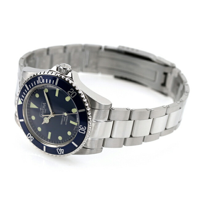 ダボサ テルノス シックスティズ 自動巻き 腕時計 メンズ DAVOSA 161.525.40 アナログ ブルー スイス製 ブランド おしゃれ 防水 プレゼント 男性 実用的