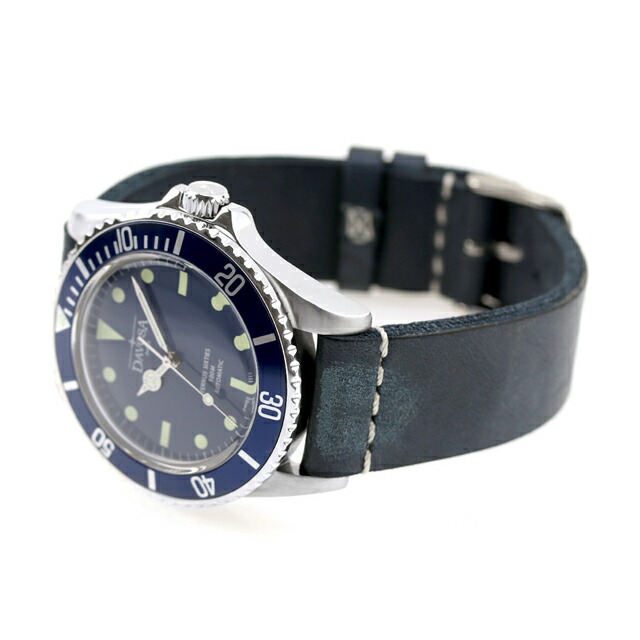 ダボサ テルノス シックスティズ 自動巻き 腕時計 メンズ DAVOSA 161.525.45 アナログ ネイビー スイス製 ブランド おしゃれ 防水 プレゼント 男性 実用的