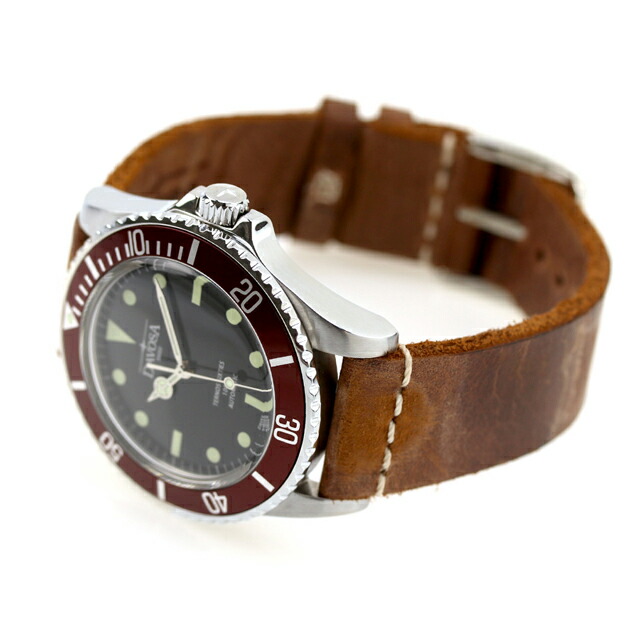 ダボサ テルノス シックスティズ バーガンディ 自動巻き 腕時計 メンズ DAVOSA 161.525.65 アナログ ブラック ブラウン 黒 スイス製 ブランド おしゃれ 防水 プレゼント 男性 実用的