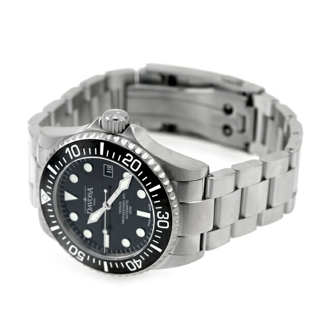 ダボサ テルノス プロフェッショナル 68h 自動巻き 腕時計 メンズ DAVOSA 161.538.50 アナログ ブラック 黒 スイス製 ブランド おしゃれ 防水 プレゼント 男性 実用的