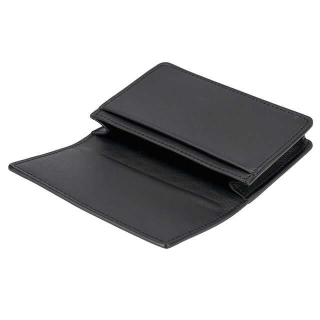 ボッテガ・ヴェネタ 名刺入れ メンズ レディース BOTTEGA VENETA イントレチャート レザー 174646 V3UN1 1275 ブラック ブランド 高級 おしゃれ プレゼント 実用的