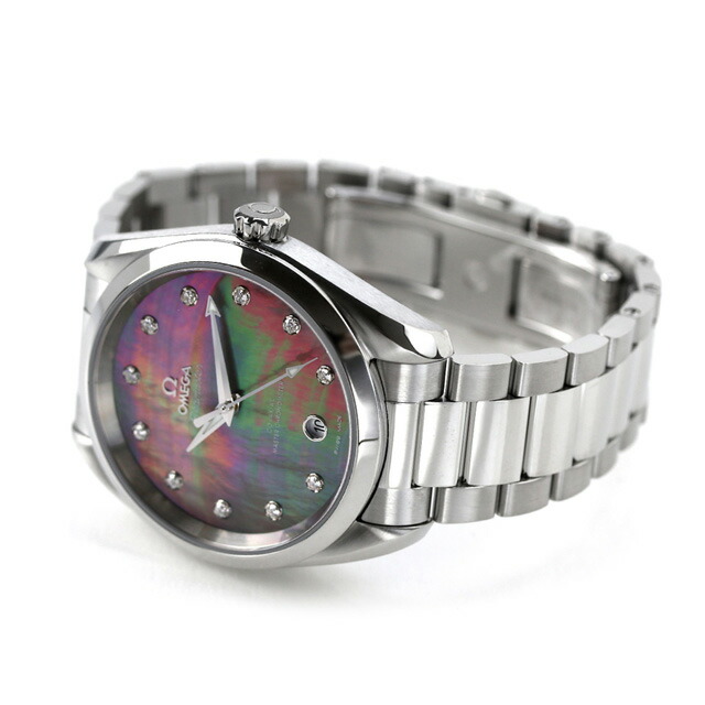 オメガ シーマスター アクアテラ 150M 38mm 自動巻き 腕時計 レディース ダイヤモンド OMEGA 220.10.38.20.57.001 アナログ グレーシェル スイス製 高級 ブランド おしゃれ 防水 プレゼント 女性 実用的