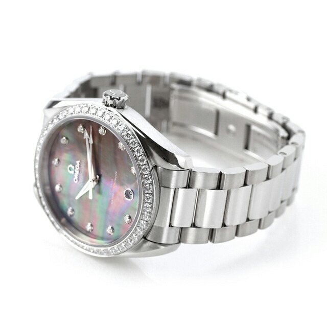 オメガ シーマスター アクアテラ 150M 38mm 自動巻き 腕時計 レディース ダイヤモンド OMEGA 220.15.38.20.57.001 アナログ グレーシェル スイス製 高級 ブランド おしゃれ 防水 プレゼント 女性 実用的