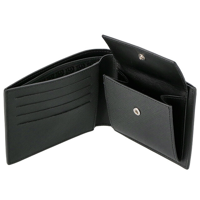 ダンヒル 二つ折り財布 メンズ dunhill 22R2P10PS001R ブラック ウォレット ブランド 高級 おしゃれ プレゼント 実用的