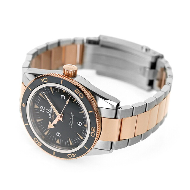 オメガ シーマスター マスター コーアクシャル クロノメーター 41mm 自動巻き 腕時計 メンズ OMEGA 233.20.41.21.01.001 アナログ ブラック ピンクゴールド 黒 スイス製 高級 ブランド おしゃれ 防水 文字盤 大きい プレゼント 男性 実用的