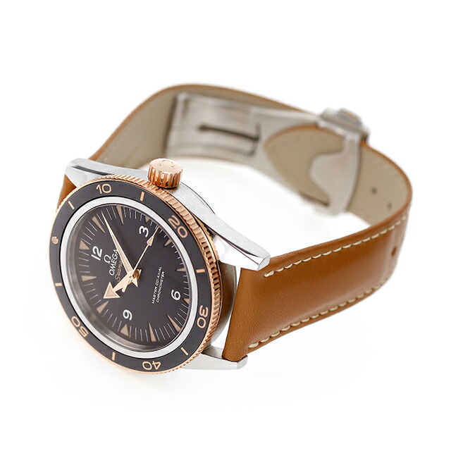 オメガ シーマスター マスター コーアクシャル クロノメーター 41mm 自動巻き 腕時計 メンズ 革ベルト OMEGA 233.22.41.21.01.002 アナログ ブラック ブラウン 黒 スイス製 高級 ブランド おしゃれ 防水 文字盤 大きい プレゼント 男性 実用的