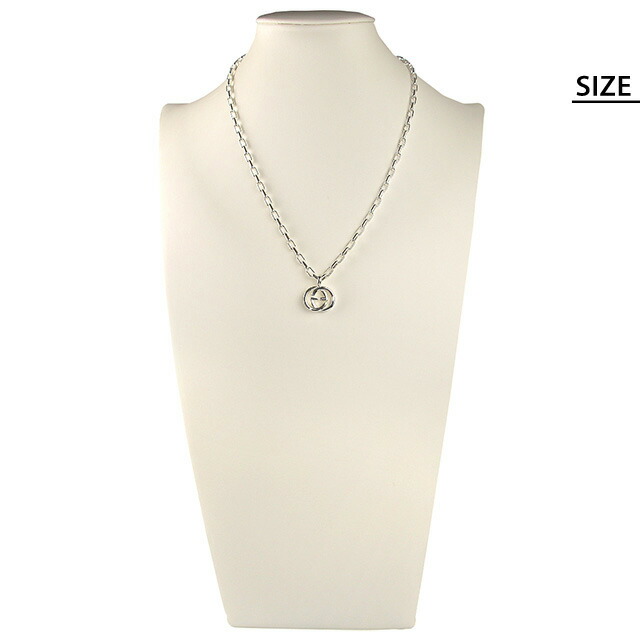 グッチ ネックレス GUCCI チェーン ペンダント シルバー925 ユニセックス メンズ レディース 295710 J8400 8106 シルバー アクセサリー