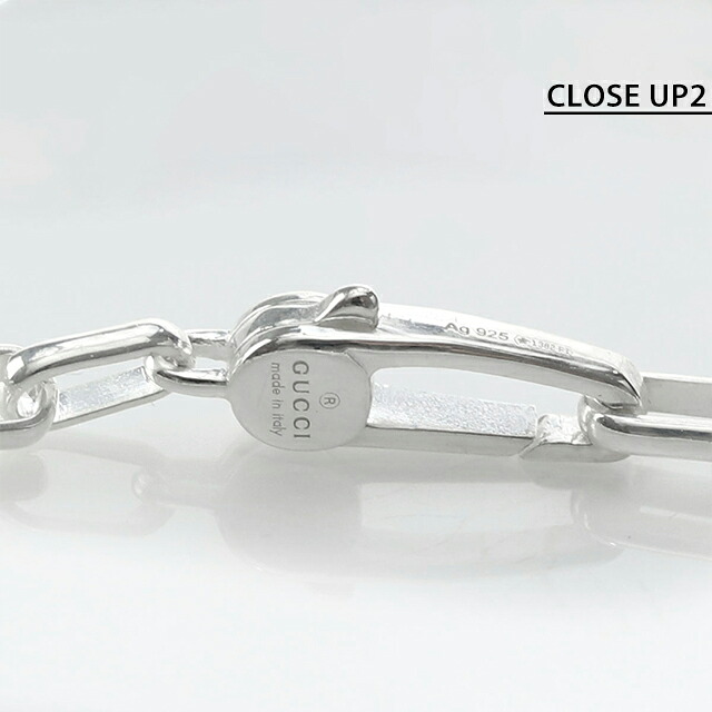 グッチ ブレスレット メンズ ブランド GUCCI インターロッキングG XL チェーン シルバー925 295711 J8400 8106 シルバー アクセサリー