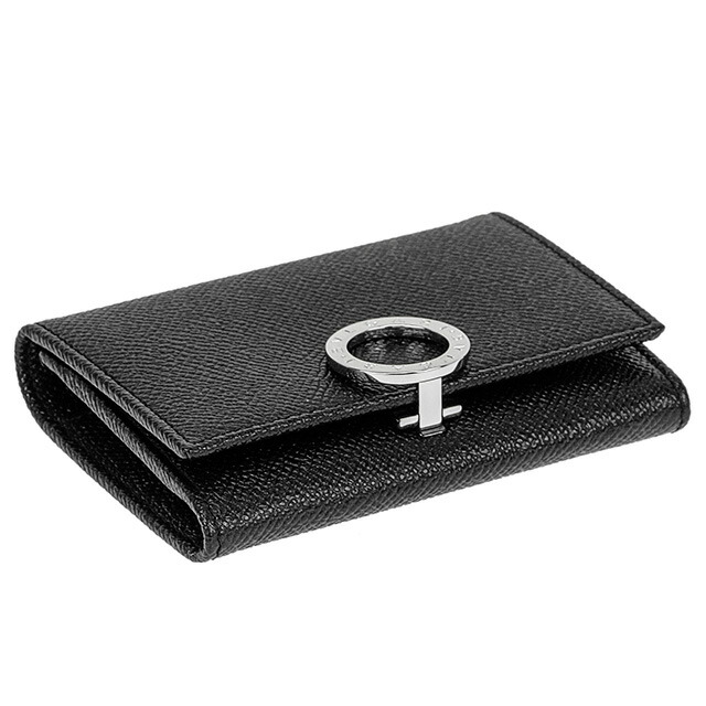 ブルガリ 名刺入れ メンズ BVLGARI レザー 30420GRAIN BLK ブラック ブランド 高級 おしゃれ プレゼント 実用的