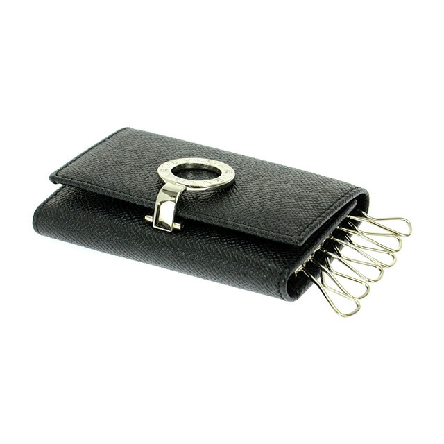 ブルガリ キーケース メンズ レディース BVLGARI レザー 30422GRAIN BLK ブラック ブランド 高級 おしゃれ プレゼント 実用的