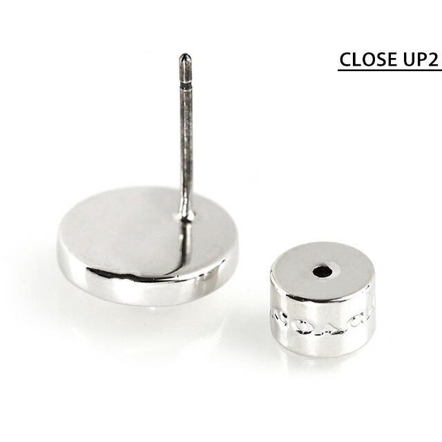 コーチ ピアス レディース ブランド COACH スタッド 両耳用 352957 RHO 030 シルバー アクセサリー