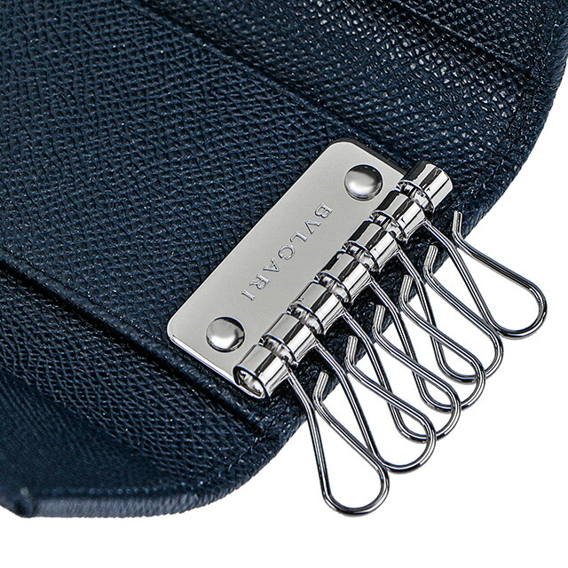 ブルガリ キーケース メンズ BVLGARI 39318 DSAP ネイビー ブランド 高級 おしゃれ プレゼント 実用的