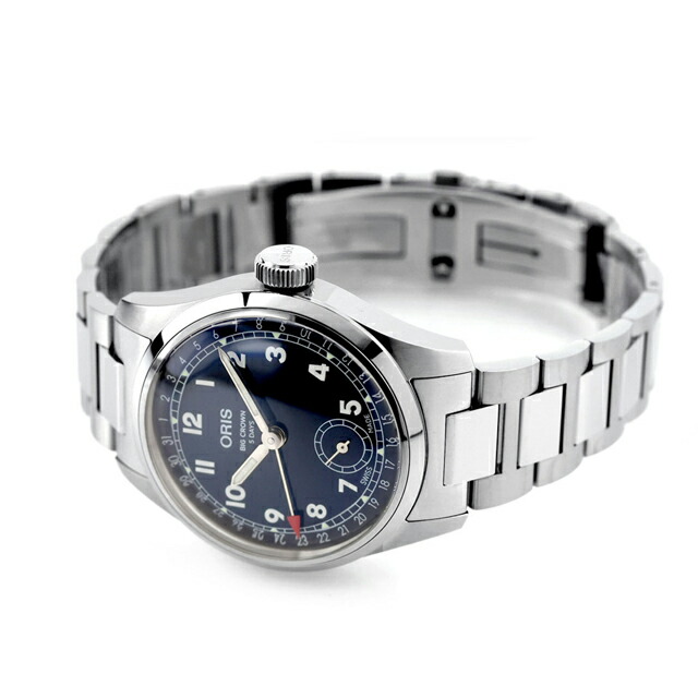 オリス ビッククラウン ポインターデイト 38mm 自動巻き 腕時計 ブランド メンズ レディース ORIS 01 403 7776 4065-07 8 19 06 アナログ ネイビー スイス製 高級 おしゃれ 防水 プレゼント 実用的