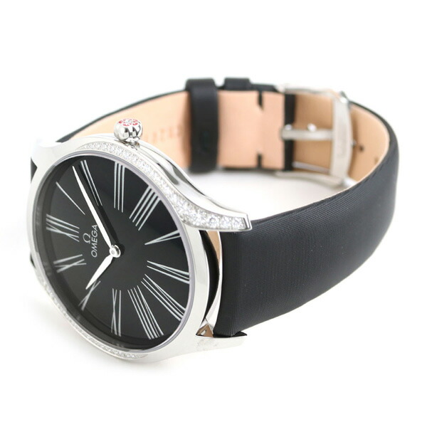 オメガ デビル トレゾア 39mm ダイヤモンド レディース 腕時計 428.17.39.60.01.001 OMEGA ブラック 高級 ブランド おしゃれ 防水 軽い 華奢 プレゼント 女性 実用的