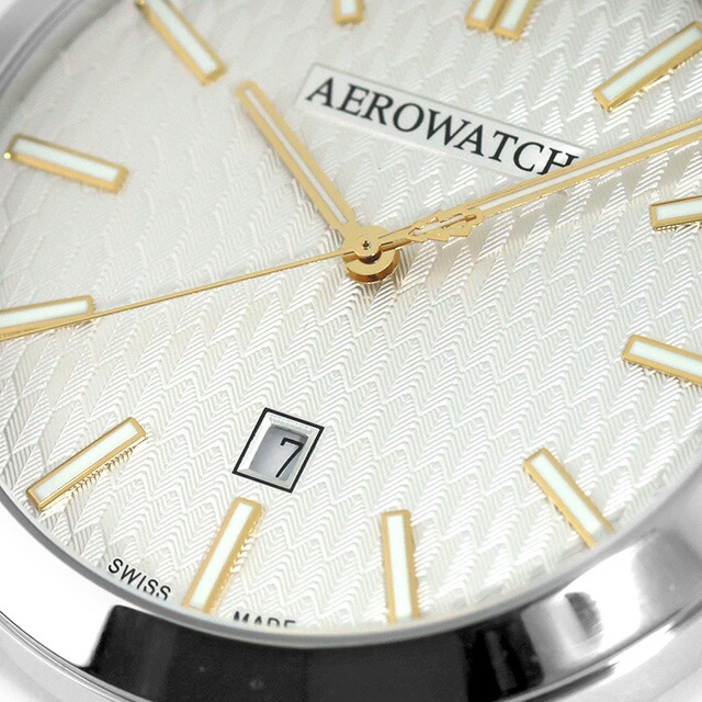 アエロウォッチ クォーツ 電池式 懐中時計 ブランド メンズ レディース AEROWATCH 42829-AA04 アナログ シルバー スイス製