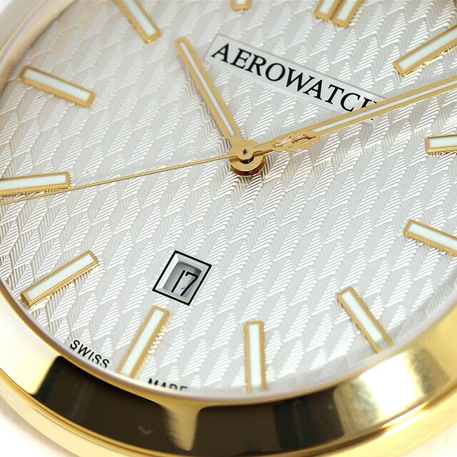 アエロウォッチ クォーツ 電池式 懐中時計 ブランド メンズ レディース AEROWATCH 42829-JA04 アナログ シルバー スイス製