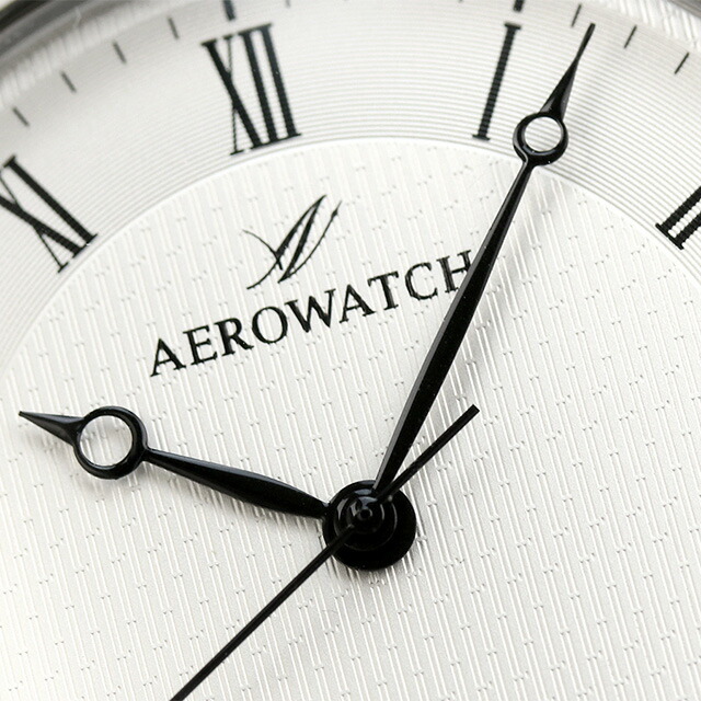 アエロウォッチ クオーツ 懐中時計 AEROWATCH 42830 AA01 アナログ ホワイト 白 スイス製 プレゼント ギフト