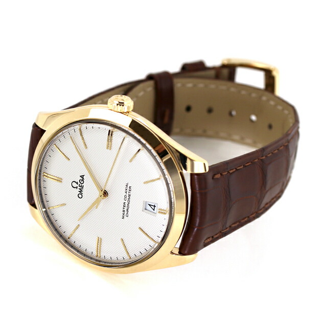 オメガ デ・ヴィル トレゾア 40mm 手巻き 腕時計 メンズ OMEGA 432.53.40.21.02.001 アナログ シルバー ブラウン スイス製 高級 ブランド おしゃれ 防水 プレゼント 男性 実用的