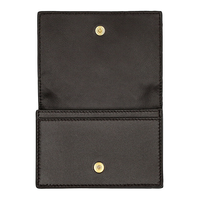 ボッテガ・ヴェネタ 名刺入れ メンズ ブランド BOTTEGA VENETA イントレチャート レザー 593115-V3UH2 ダークブラウン 高級 おしゃれ プレゼント 実用的