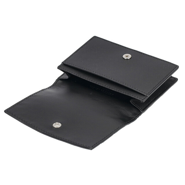 ボッテガ・ヴェネタ 名刺入れ メンズ BOTTEGA VENETA イントレチャート レザー 593115 V3UH2 8803 ブラック ブランド 高級 おしゃれ プレゼント 実用的