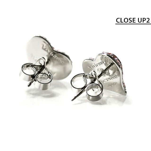ヴィヴィアン ウエストウッド ピアス レディース Vivienne Westwood ペトラ スタッド 両耳用 62010074 02P659 コーラルピンク シルバー アクセサリー ビビアン ジュエリー ブランド 高級 おしゃれ プレゼント 女性 実用的 かわいい