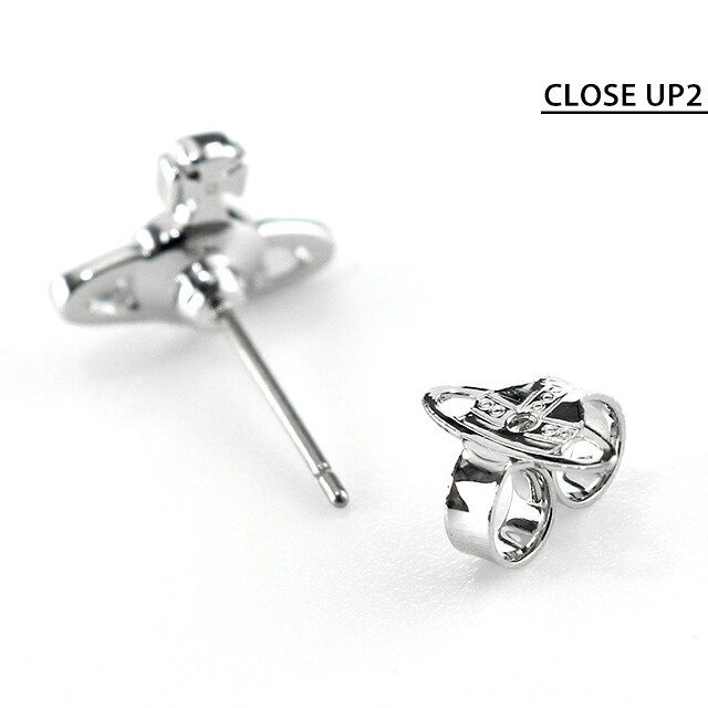ヴィヴィアン ウエストウッド ピアス メンズ レディース Vivienne Westwood NANO ソリティア SOLITAIRE 真鍮 スタッド 片耳用 62010086-02P116 シルバー アクセサリー ビビアン ジュエリー ブランド 高級 おしゃれ プレゼント 男性 実用的 かっこいい