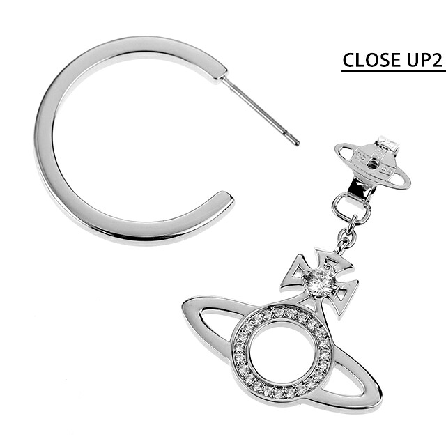 ヴィヴィアン ウエストウッド ピアス レディース Vivienne Westwood ミランダ MIRANDA スタッド 両耳用 62010105-02P102 シルバー アクセサリー ビビアン ジュエリー ブランド 高級 おしゃれ プレゼント 女性 実用的 かわいい