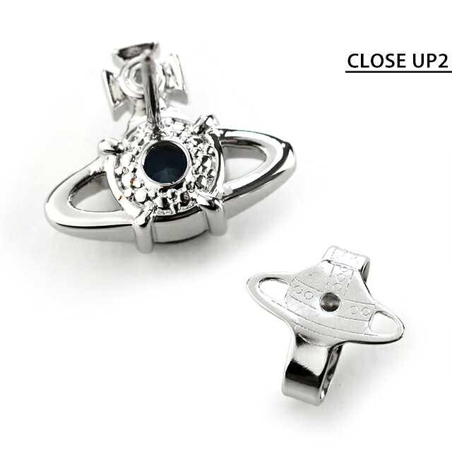 ヴィヴィアン ウエストウッド ピアス メンズ レディース Vivienne Westwood レイナシングルピアス スタッド 片耳用 6201032G 02P168 シルバー ブルー アクセサリー ビビアン ジュエリー ブランド 高級 おしゃれ プレゼント 男性 実用的 かっこいい
