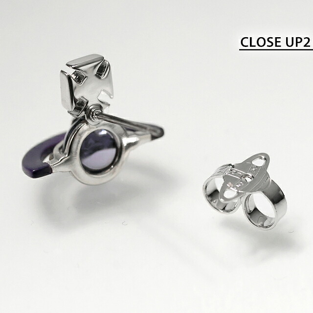 ヴィヴィアン ウエストウッド ピアス メンズ レディース Vivienne Westwood オリジナル オーブ スタッド 片耳用 62010345 02P675 パープル アクセサリー ビビアン ジュエリー ブランド 高級 おしゃれ プレゼント 男性 実用的 かっこいい