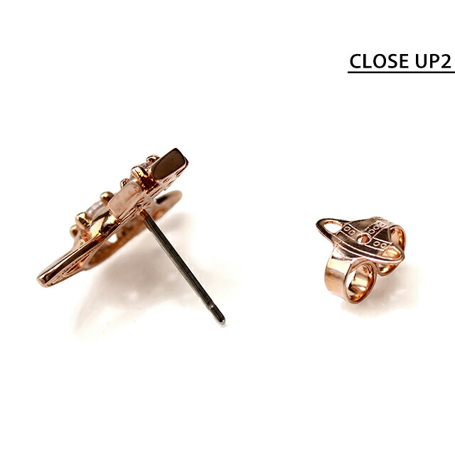 ヴィヴィアン ウエストウッド ピアス レディース Vivienne Westwood LEE オーブ ORB スタッド 両耳用 6201037C 02G103 ピンクゴールド アクセサリー ビビアン ジュエリー ブランド 高級 おしゃれ プレゼント 女性 実用的 かわいい